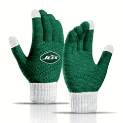 New York Jets Waffle Knit Glove