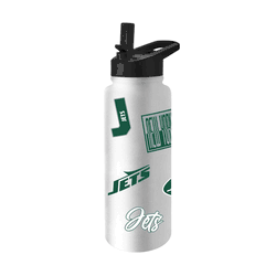 New York Jets White 34oz Dream Weave Quencher Bottle