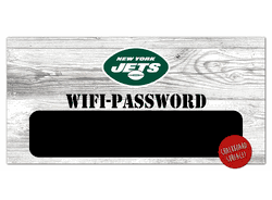 New York Jets Wifi Password 6x12 Sign