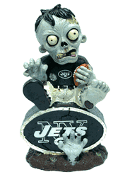New York Jets Zombie On Logo Figurine