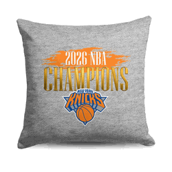 New York Knicks 2026 NBA Champions Pinnacle Sweatshirt Pillow 16x16 inches