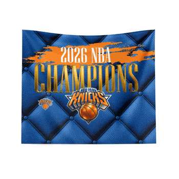 New York Knicks 2026 NBA Champions Radiance Wall Hanging 34x40 inches