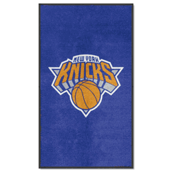 New York Knicks 3X5 High-Traffic Mat with Durable Rubber Backing - Portrait Orientation