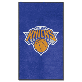 New York Knicks 3X5 High-Traffic Mat with Durable Rubber Backing - Portrait Orientation