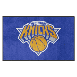 New York Knicks 4X6 High-Traffic Mat with Durable Rubber Backing - Landscape Orientation