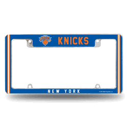 New York Knicks Alternate Design All Over Chrome Frame