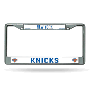 New York Knicks Standard Chrome Frame with Plastic Inserts 12