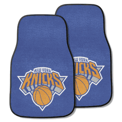 New York Knicks Front Carpet Car Mat Set - 2 Pieces