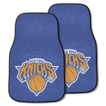 New York Knicks Front Carpet Car Mat Set - 2 Pieces