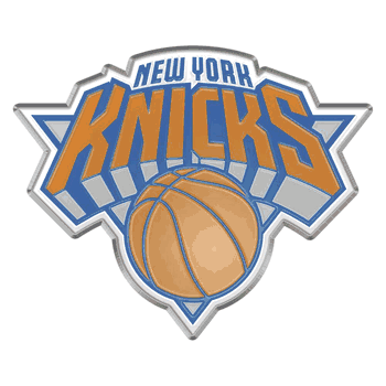 New York Knicks Heavy Duty Aluminum Embossed Color Emblem