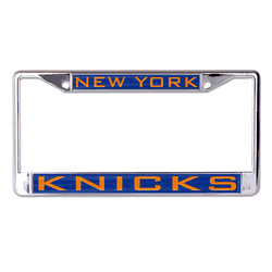 New York Knicks License Plate Frame - Inlaid