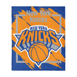 New York Knicks Micro Raschel Dimensional Throw Blanket 46 x 60 inches