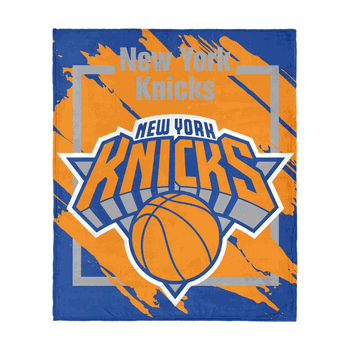 New York Knicks Micro Raschel Dimensional Throw Blanket 46 x 60 inches