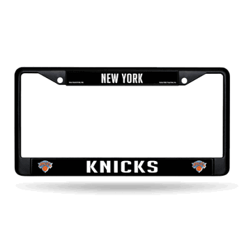 New York Knicks Standard Black Chrome Frame with Plastic Inserts 12