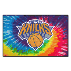 New York Knicks Tie Dye Starter Mat Accent Rug - 19in. x 30in.