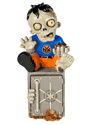 New York Knicks Zombie Figurine Bank CO