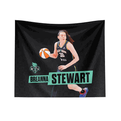 New York Liberty Breanna Stewart Wall Hanging 34x40 inches