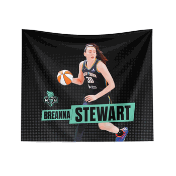 New York Liberty Breanna Stewart Wall Hanging 34x40 inches
