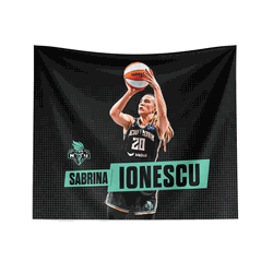 New York Liberty Sabrina Ionescu Wall Hanging 34x40 inches