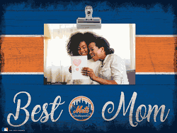 New York Mets 10" x 8" Best Mom with Stripe Clip Frame