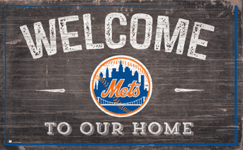 New York Mets 11x19 Welcome to our Home Sign