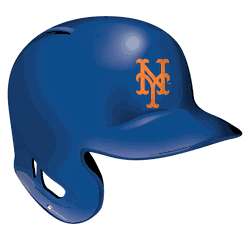 New York Mets 12in Authentic Helmet Sign