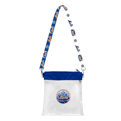 New York Mets 3D Logo Clear Satchelette