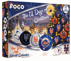 New York Mets Advent Calendar Ball Ornament