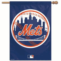 New York Mets Banner 28x40 Vertical