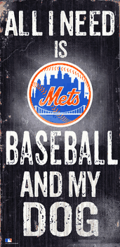 New York Mets Baseball and My Dog Sign