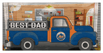 New York Mets Best Dad Truck 6x12 Sign