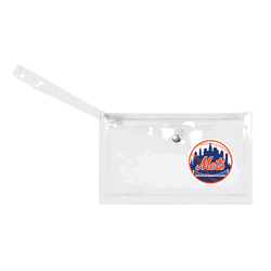 New York Mets Clear Ticket Wristlet