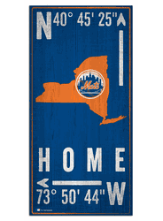 New York Mets Coordinate 6x12 Sign