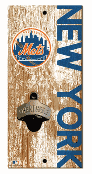 New York Mets Distressed Bottle Opener