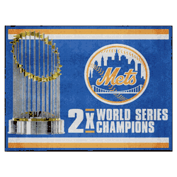 New York Mets Dynasty 8ft. x 10 ft. Plush Area Rug