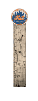 New York Mets Growth Chart Sign 6x36