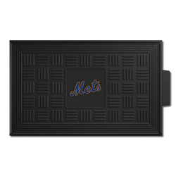 New York Mets Heavy Duty Vinyl Medallion Door Mat - 19.5in. x 31in.