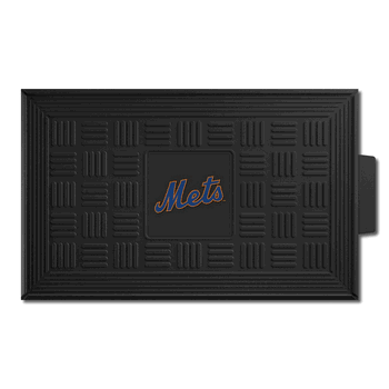 New York Mets Heavy Duty Vinyl Medallion Door Mat - 19.5in. x 31in.