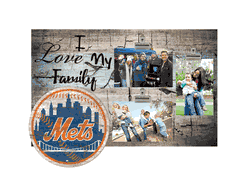 New York Mets I Love my Family Clip Frame