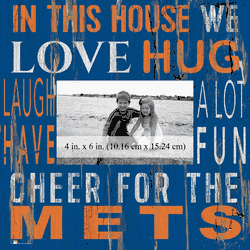 New York Mets In this House 10x10 Frame