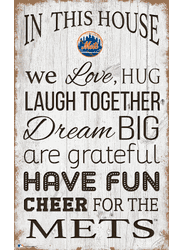New York Mets In This House 11x19 Sign