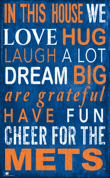 New York Mets In This House Sign