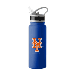 New York Mets Logo 25oz Stainless Single Wall Flip Top Bottle