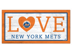 New York Mets Love 6x12 Sign