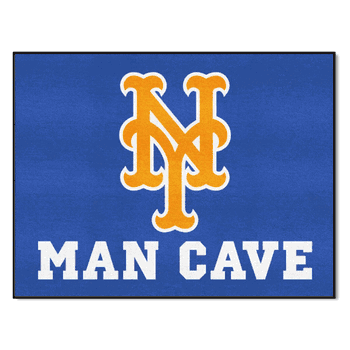 New York Mets Man Cave All-Star Rug - 34 in. x 42.5 in.