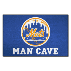 New York Mets Man Cave Starter Mat Accent Rug - 19in. x 30in.