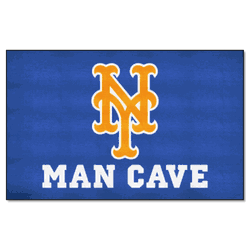 New York Mets Man Cave Ulti-Mat Rug - 5ft. x 8ft.