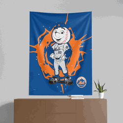 New York Mets Mascot Wall Hanging 50x60 Inches