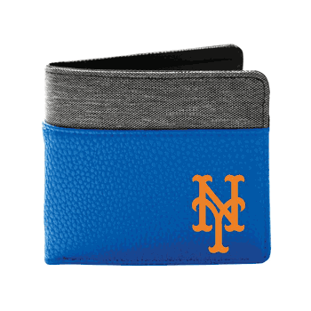 New York Mets Pebble BiFold Wallet ROYL