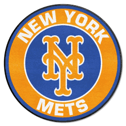 New York Mets Roundel Rug - 27in. Diameter
